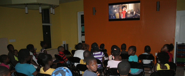 Movie-time-in-Haiti