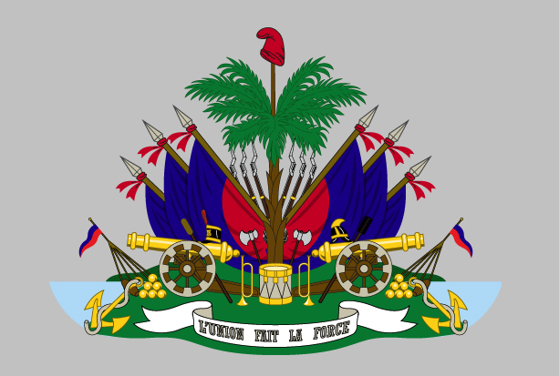 Haiti Flag Emblem Color Of Hope